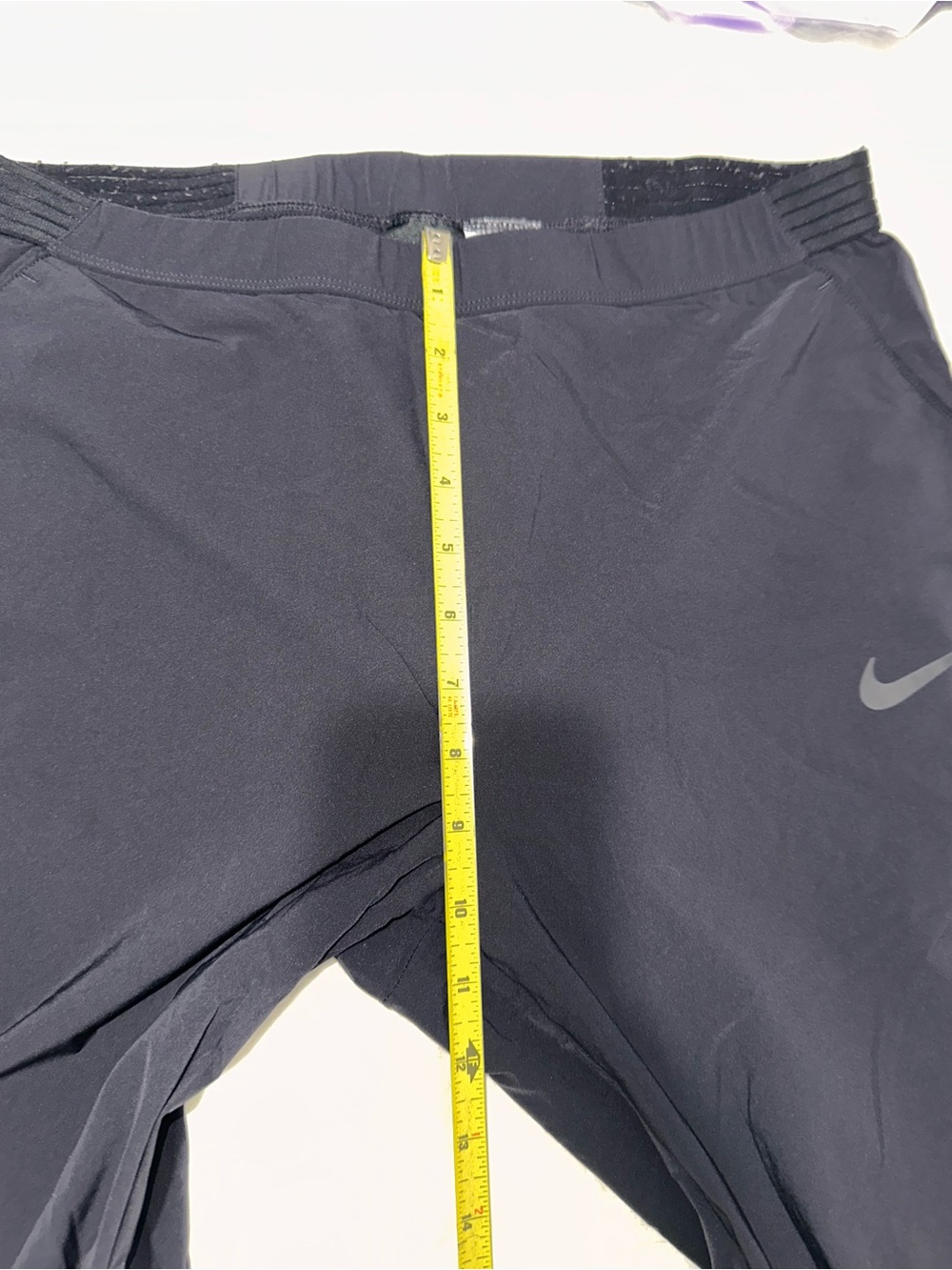 Nike Black Performance Leggings with Grey Swoosh